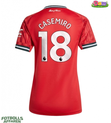 Manchester United Casemiro #18 Hemmatröja Kvinnor 2025-26 Kortärmad